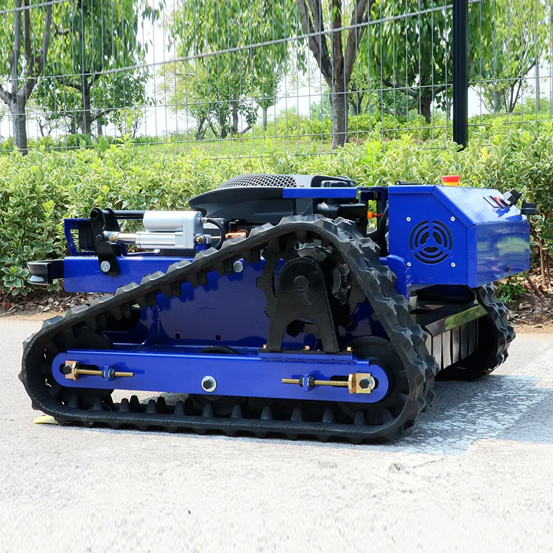 Customised Remote Control Lawnmower Crawler 4 Stroke Wireless Control Lawnmower Robot Weeder Tractor Zero Rotation