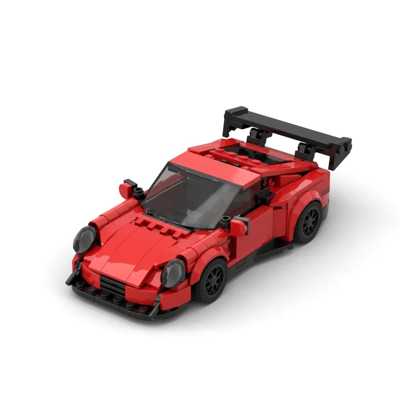 

Moc 8 Stud Wide Car InhawBrick Technical Sport Speed Racing Car GT3RS Building Block Adults Brick Sets Model Collection Toys