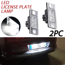 2x White 18SMD 12V LED License Plate Lights Lamp for Porsche Cayenne 955 957 for VW Golf 5 Passat B5.5 5D Touareg Tiguan