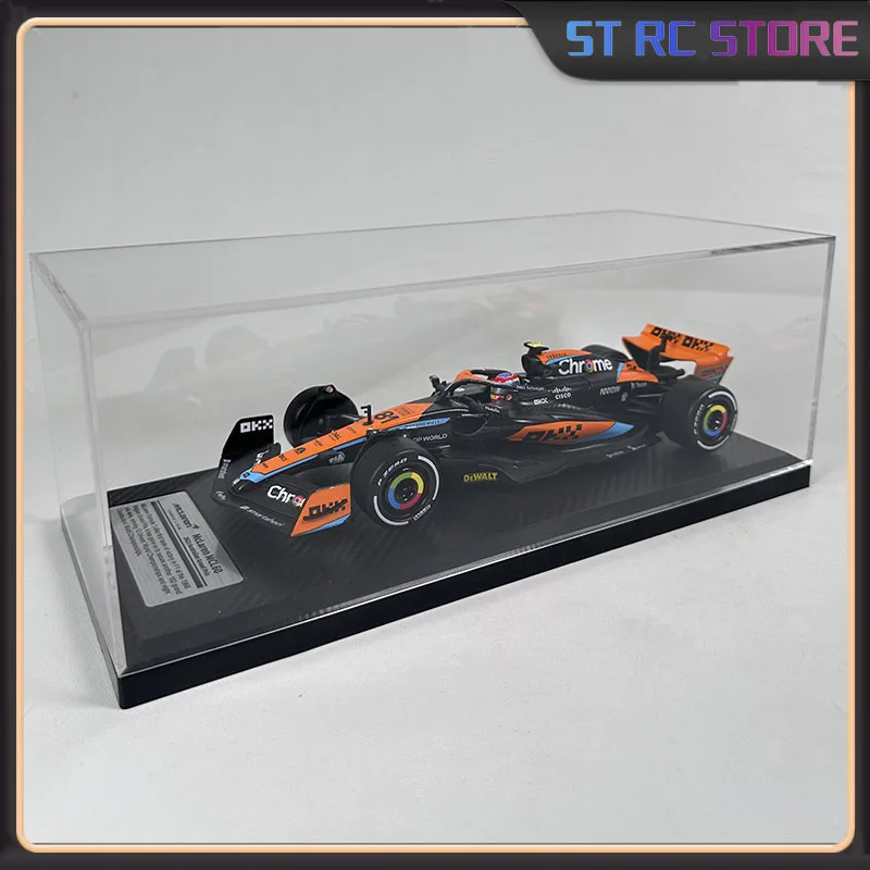 1/24 Mclaren F1 시뮬레이션 합금 자동차 모델 포뮬러 레이싱 카 모델 레이스 2023 모델 장난감 선물 컬렉션 및보기