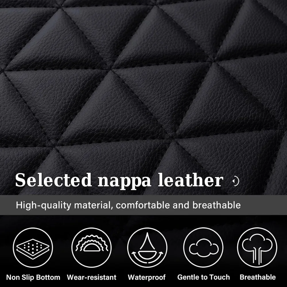 مجموعة كاملة من أغطية مقاعد كوادو رام، غطاء مقعد رام 1500 مقاوم للماء متوافق مع 2002-2025 دودج رام 1500 2500 3500 Crew Quad C