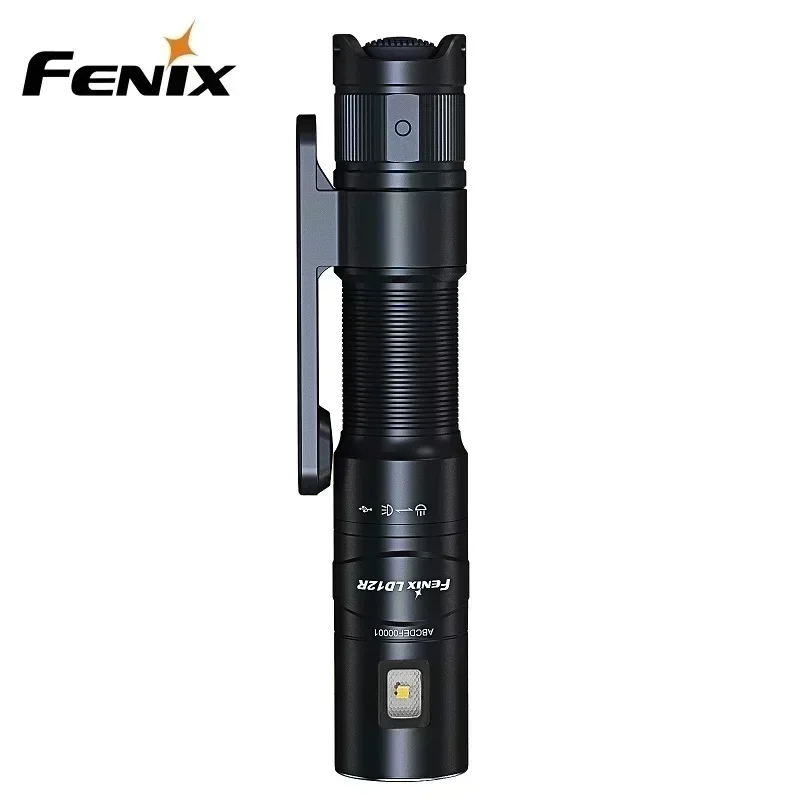 FENIX LD12R 600 Lumens USB Type-C Charging EDC Flashlight Dual light sources 14500 AA Portable Torch