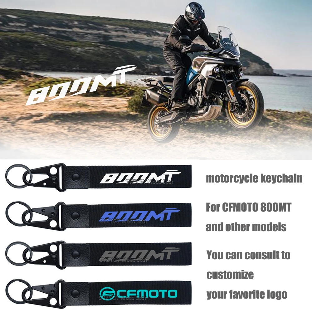 For CFMOTO 800MT 800mt Motorcycle keychain Multifunctional keychain Customized lanyard for motorcycle keys key hawk beak