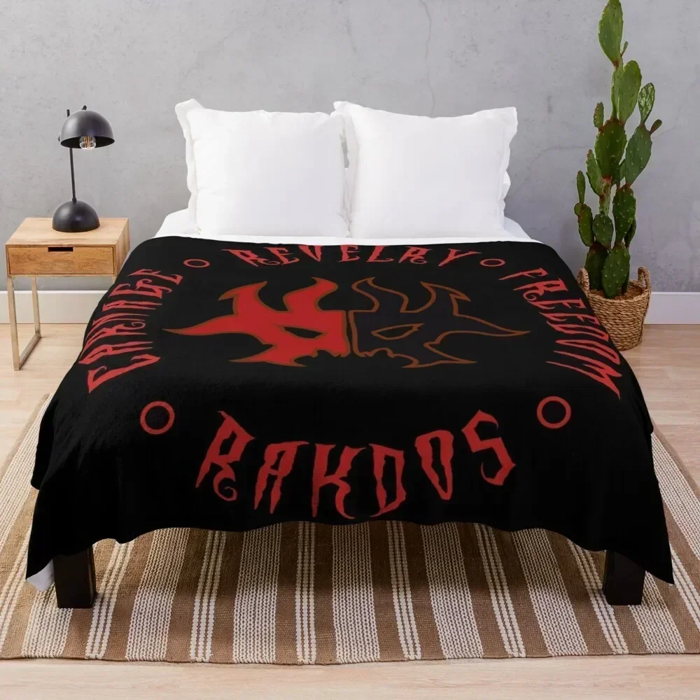 Rakdos Motto Throw Blanket Luxury Summer Beddings Blankets