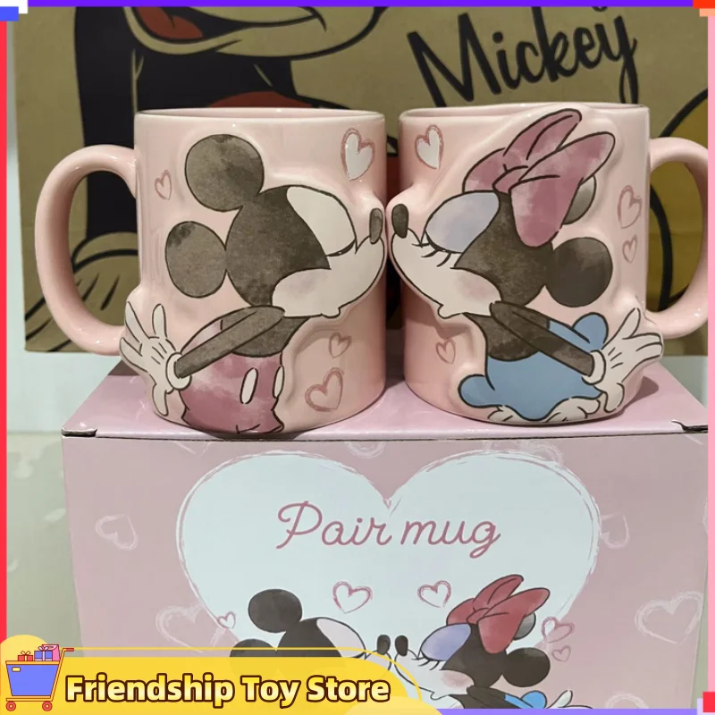 Disney Anime Peripheral Ceramic Water Cup Anime Large Capacity Mug Birthday Present Gift Girls Couples Cup Lovely Kawaii Gift