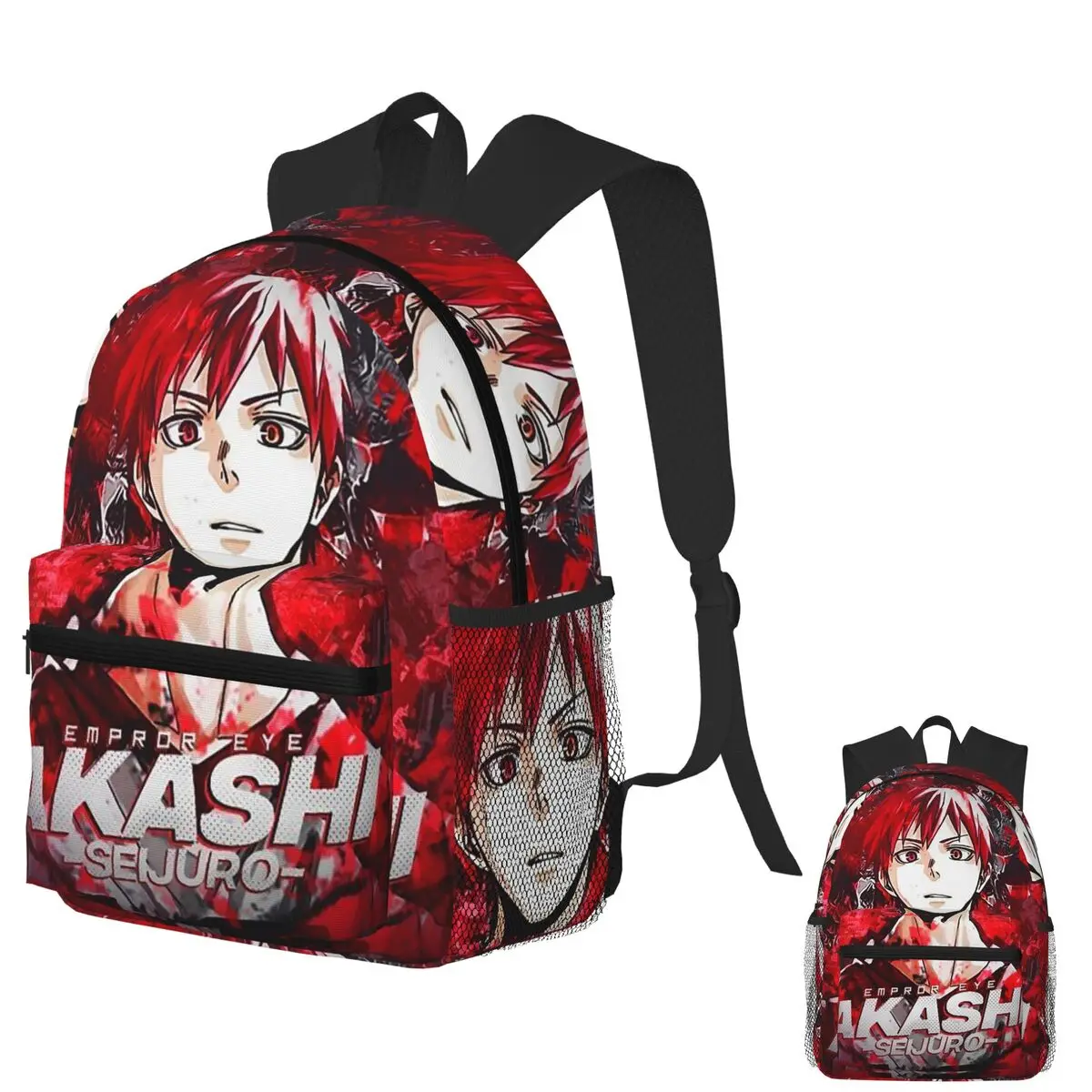 

Аниме Баскетбол Куроко No Basket Seijuro Akashi Студенческий рюкзак Школьная сумка Походный рюкзак для мальчиков и девочек Книжная сумка Сумки на плечо