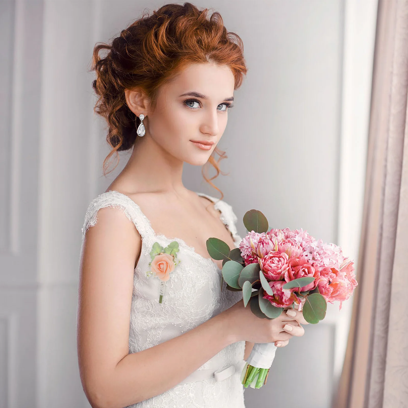 5 قطعة إكسسوارات الزفاف العروة الزفاف زي أنيق ديكور للعروس والعريس الوجود المبهر يجب أن يكون يومًا كبيرًا