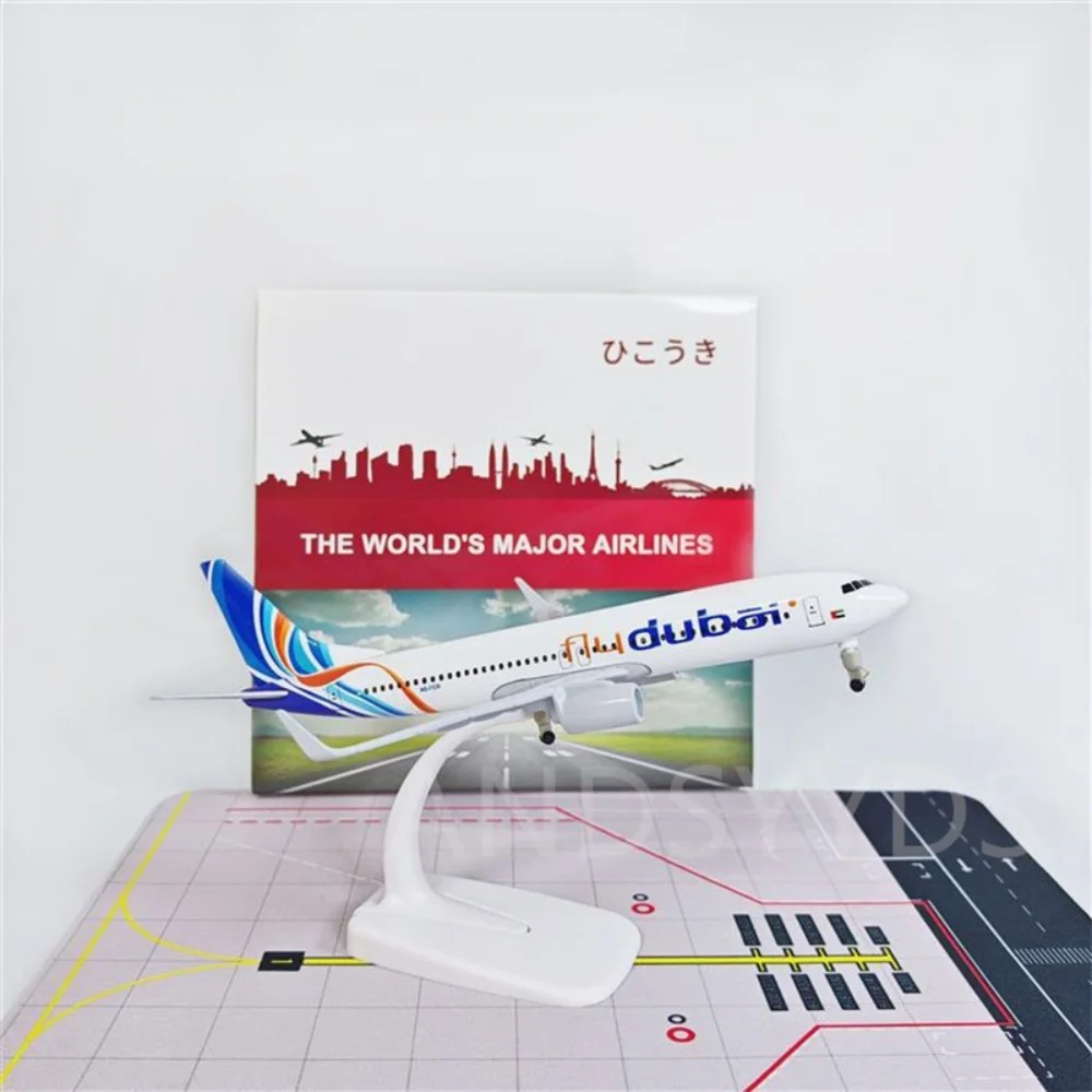 1:400 مقياس الطائرات المعدنية B737 دبي نموذج طائرات الخطوط الجوية 20 سنتيمتر دييكاست طائرة لعب ألعاب أطفال هدايا مصغرة الديكور