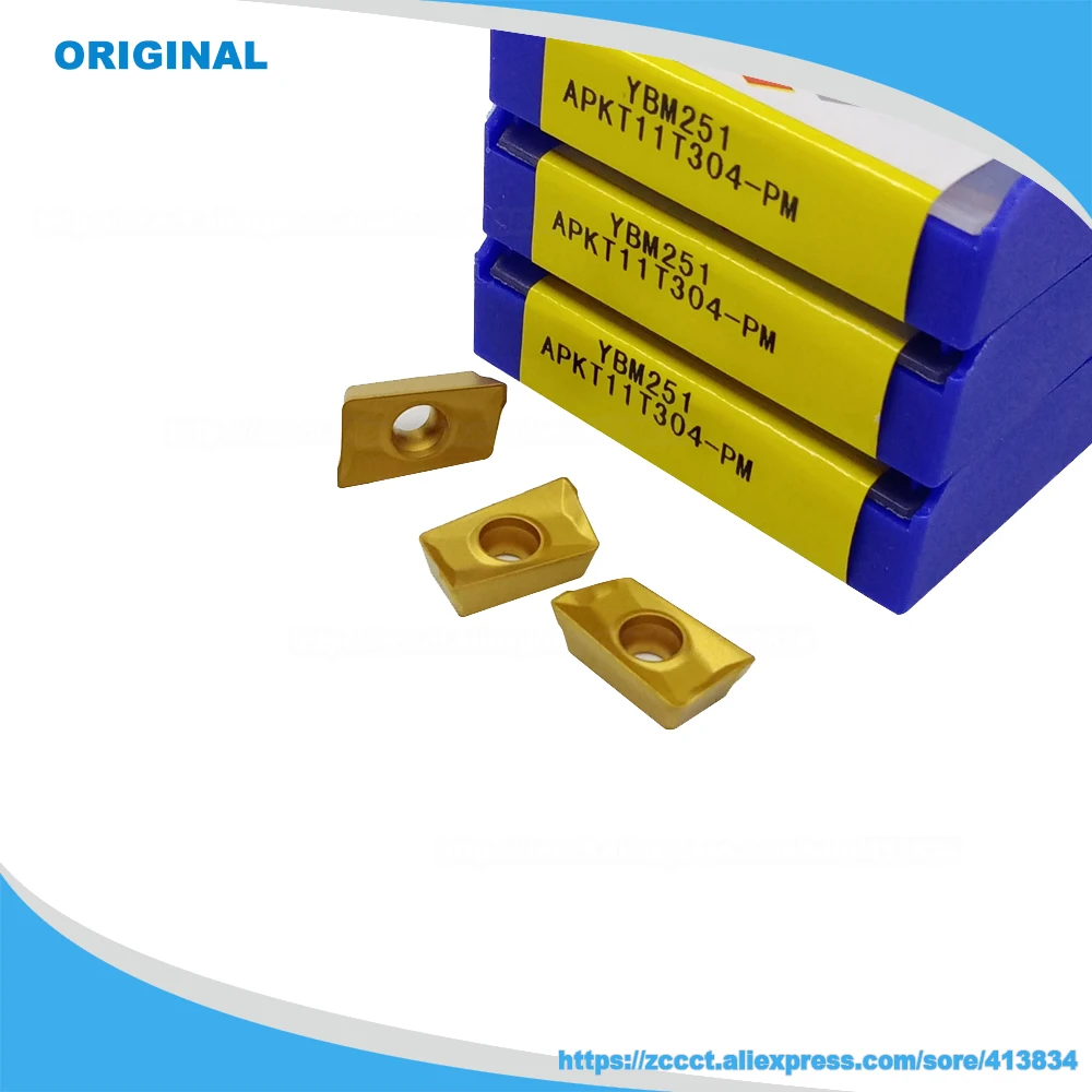 APKT11T304-PM APKT11T308-PM APKT11T312-PM APKT11T316-PM Hartmetall-Schaftfräser-Einsatz YBG102 YBG202 YBG302 YBG205 YBM251 – Detail 3