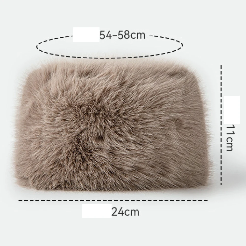 

HT4890 Bomber Hat New Thick Warm Autumn Winter Hat for Men Women Solid Russian Fur Hat Male Female Flat Top Snow SKi Earflap Cap