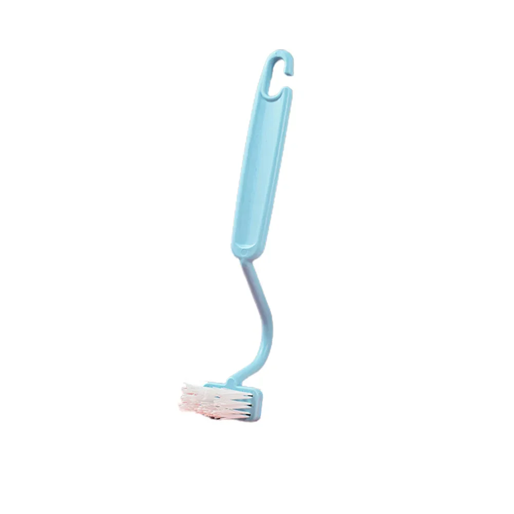 Bent Handle Toilet Brush 1 Pcs Curved S-Type Simple Under Rim 4cm*20.5cm Bristles 2.7cm Cleaning Fine Bristles