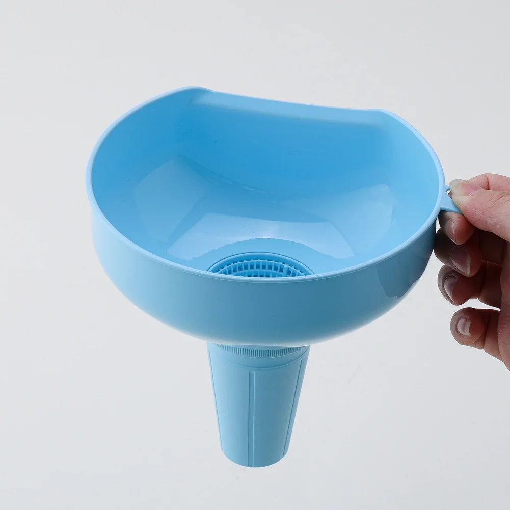 5 In 1 Plastic Kitchen Funnel Set Large-diameter Funnel With Filter Mesh Practical Kitchen Supplies For Transferring Liquids