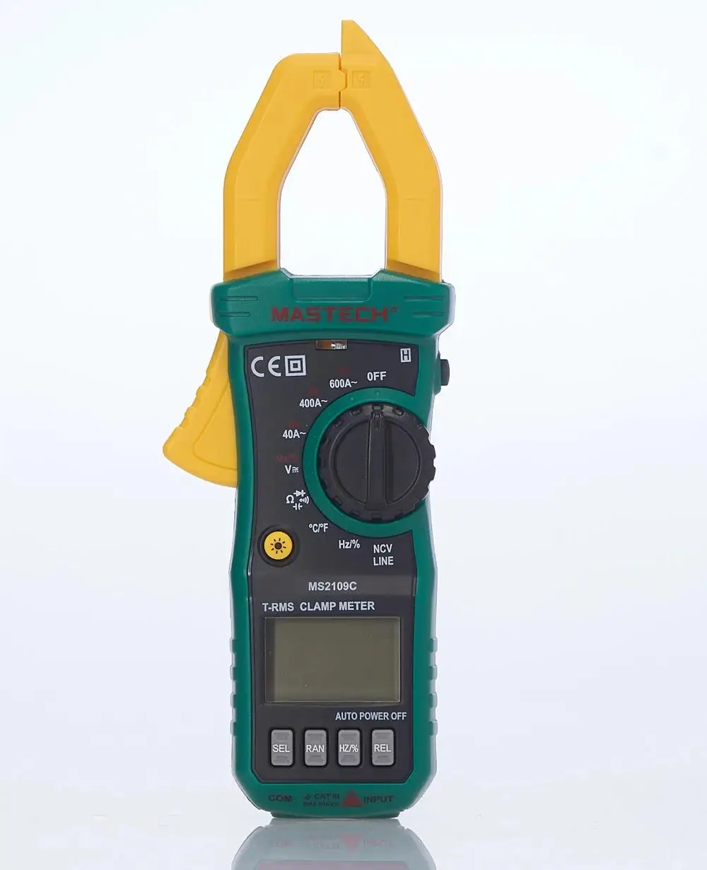 Mastech MS2109C Clamp Meter Digital Tester Professional Voltmeter Pliers Ammeter Electric Multitester