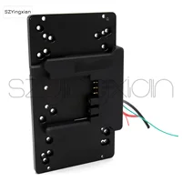 Placa de aluminio trasera de batería de montaje B para cámara ARRI ALEXA35, cable de soldadura de placa de clip de batería de montaje B