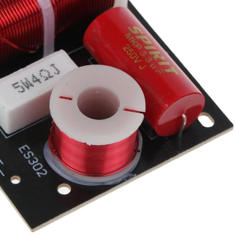 400W SEPENE SPEANER TERECENENCE DISIDER 2 Way HI-Fi Soundshelf Crossover Filters