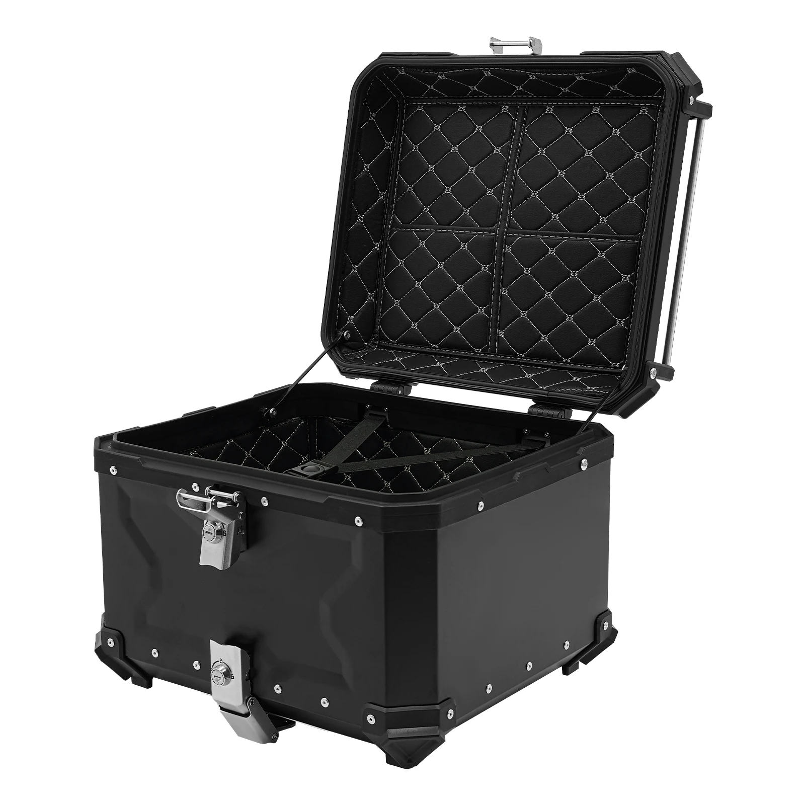 Motorbike Tail Box, Unmatched Stability Safety 14.35Gal Capacity for Storing Clothes Shoes Helmet Raincoat Glove Water Bottle