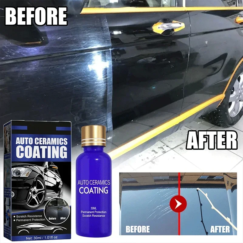 

Car Liquid Ceramic Coat Super Hydrophobic Glass Coating Set Polysiloxane and Nano materials Ceramics For Cars