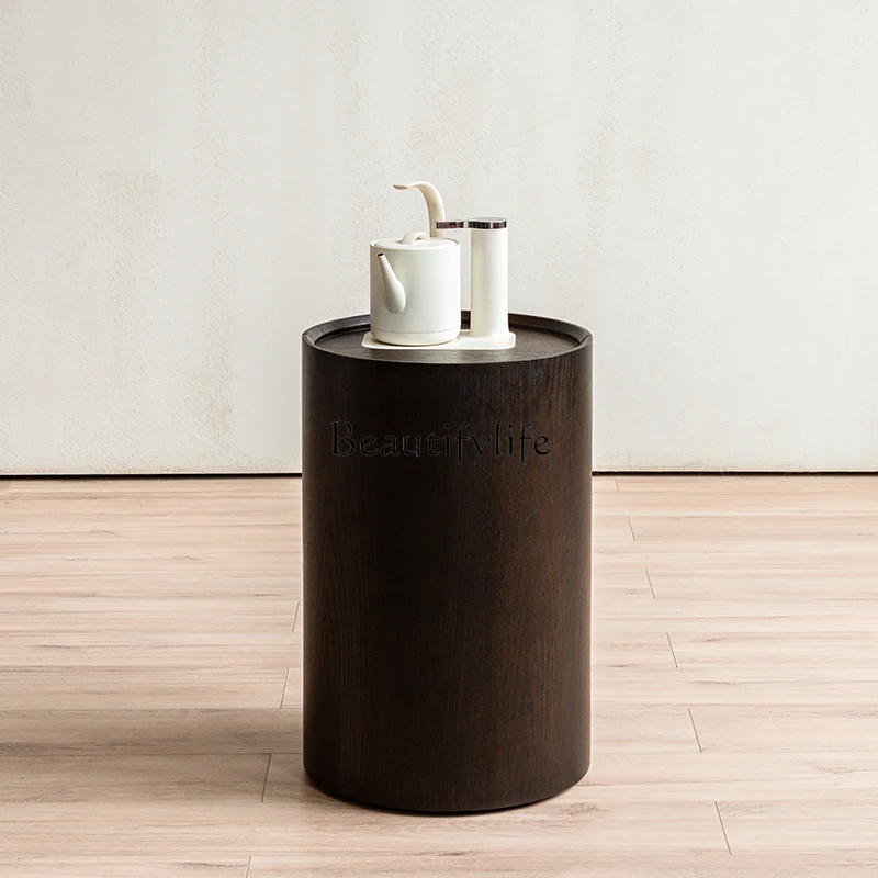 Minimalist Ash Tea Drinking Household Solid Wood Small Tea Table Boiling Water Integrated Tea Table Small Coffee Table