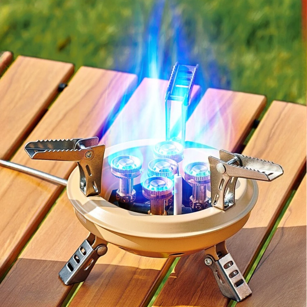 

Outdoor Stove Instant Noodle Cooker 16000W Portable Gas Stove Camping Travel Hiking Equipment