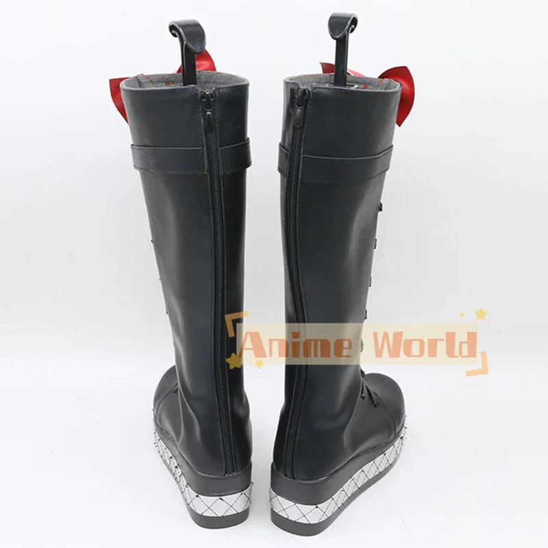 Genshin Impact Goth Girl Daily Meropide "M" scarpe stivali Cosplay stivali di carnevale di Halloween su misura