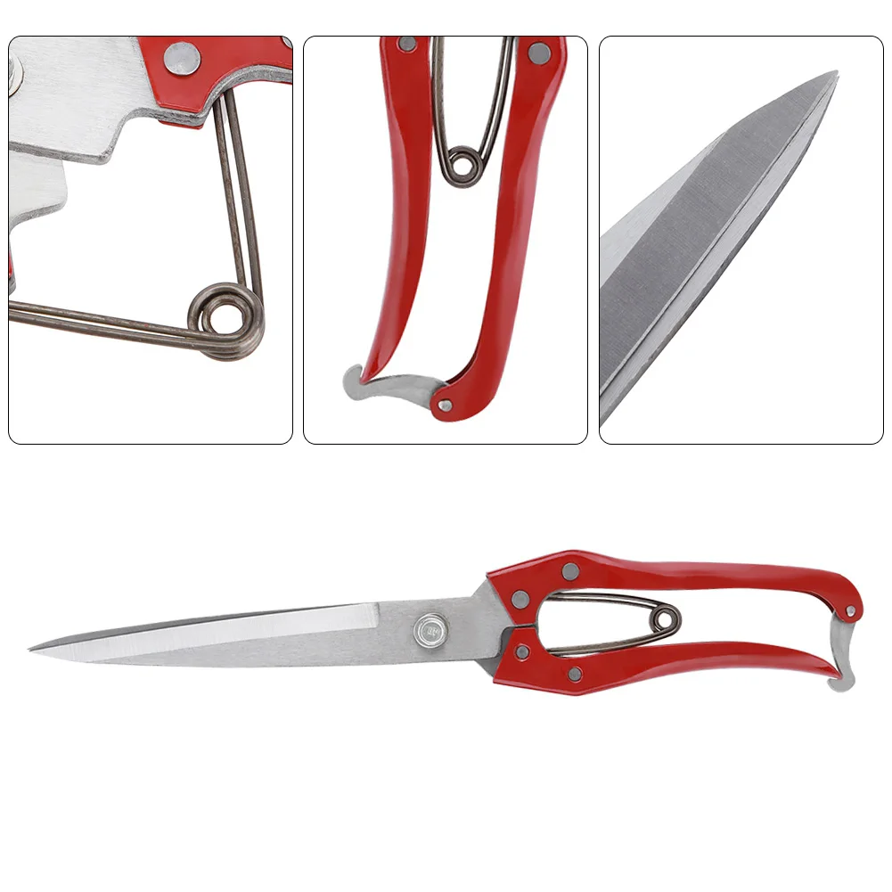 Sheep Clipper Multifunctional Manual Stainless Steel Sheep Wool Shear Trimming Scissor with Spring Sheep Scissor Sheep Shear