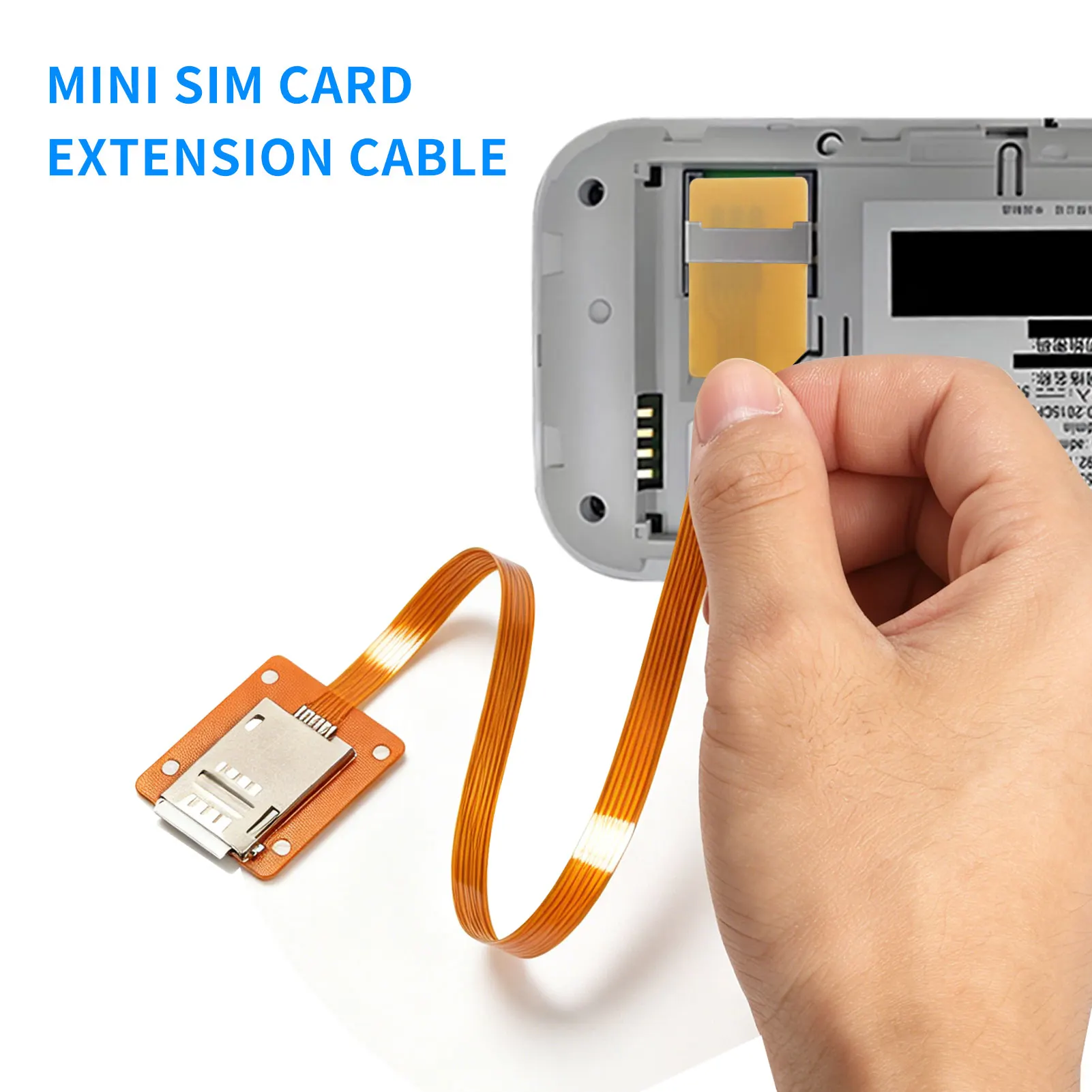 SIM Standard Cable Slot Expansion Adapter FPC Cable, 30.5 cm, 2FF, 3FF, 4FF Sizes, Compatible with CPE Wireless Routers
