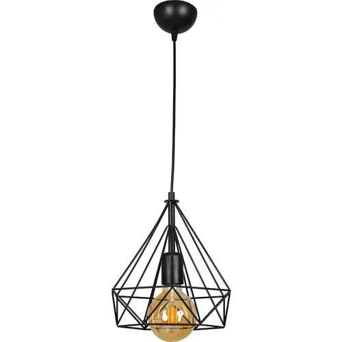 Gz Home Diamond Single Black Pendant Lamp Chandelier