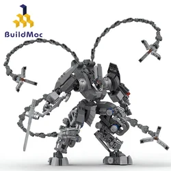 MOC Mecha Robot Building Blocks Set Game Figure Model Collection 825 Pieces Bricks Toys for Kids Adults Christmas Gifts