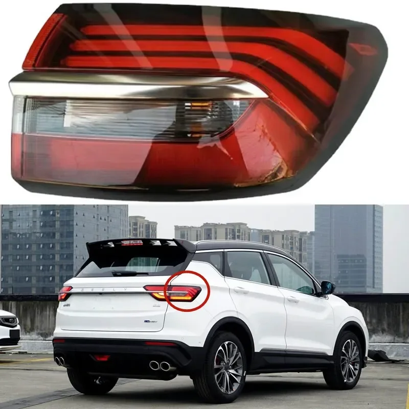 For Geely COOLRAY SX11 2019 2020 Car Accessories LED Rear Outside Tail Light Assembly Stop Lights Replace original tail light