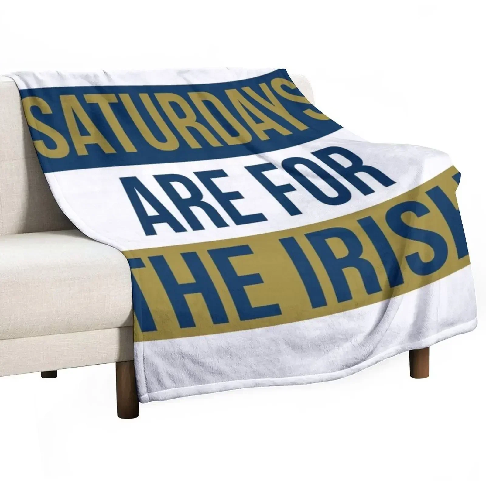 Saturdays Are For The Irish Shirts & Stickers Throw Blanket All Season Soft Lightweight Blanket for Home