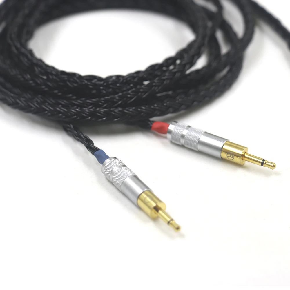 16 Cores Balance 3.5 Xlr 4.4 male to Dual 2.5 mm  Headphone Earphone Cable For hd 700 sennheiser hd700 nw zx300a
