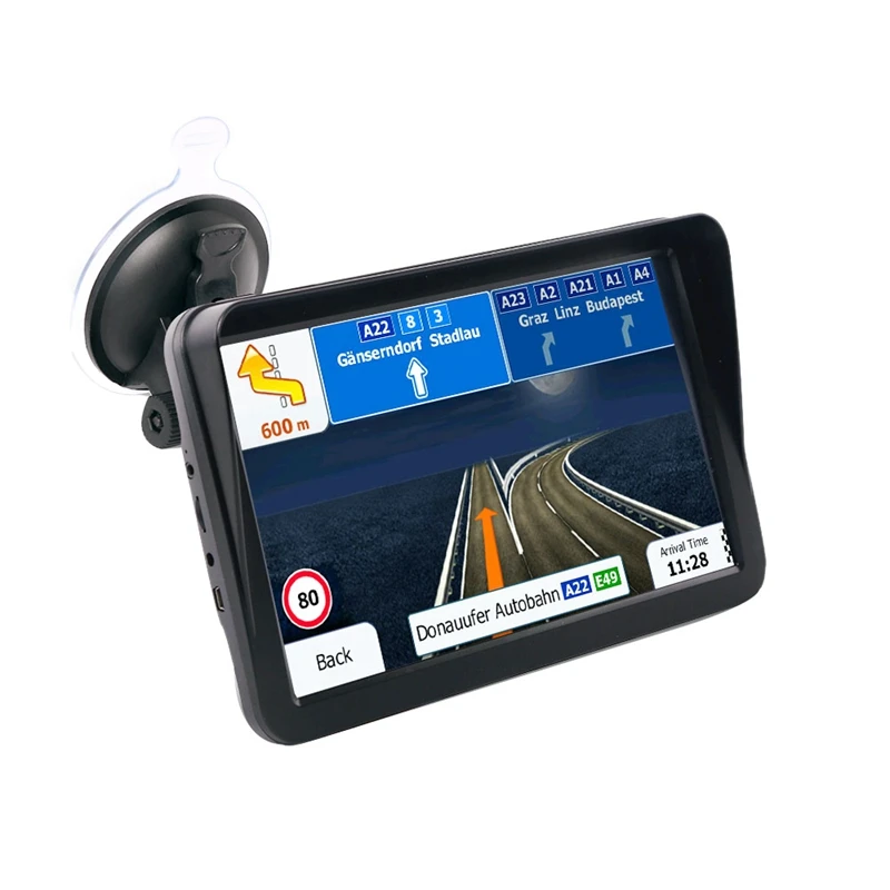 

9 Inch Car Capacitive Screen Gps Navigator Bluetooth Fm 8G 256M Mp3/Mp4 Players Sun Visor Driving Voice Navigator