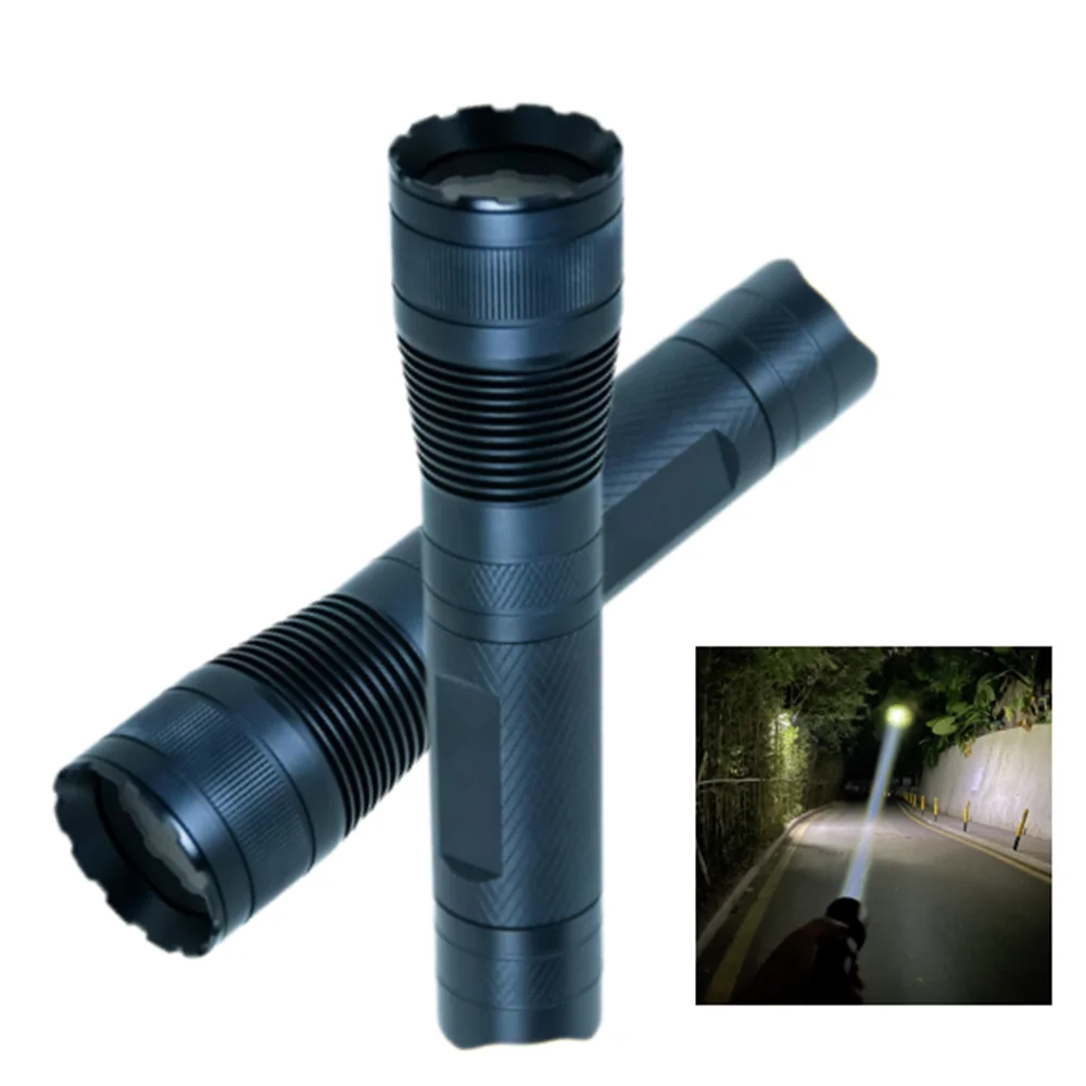

2000 Meters Long Range LEP Flashlight USB C Rechargeable Torch