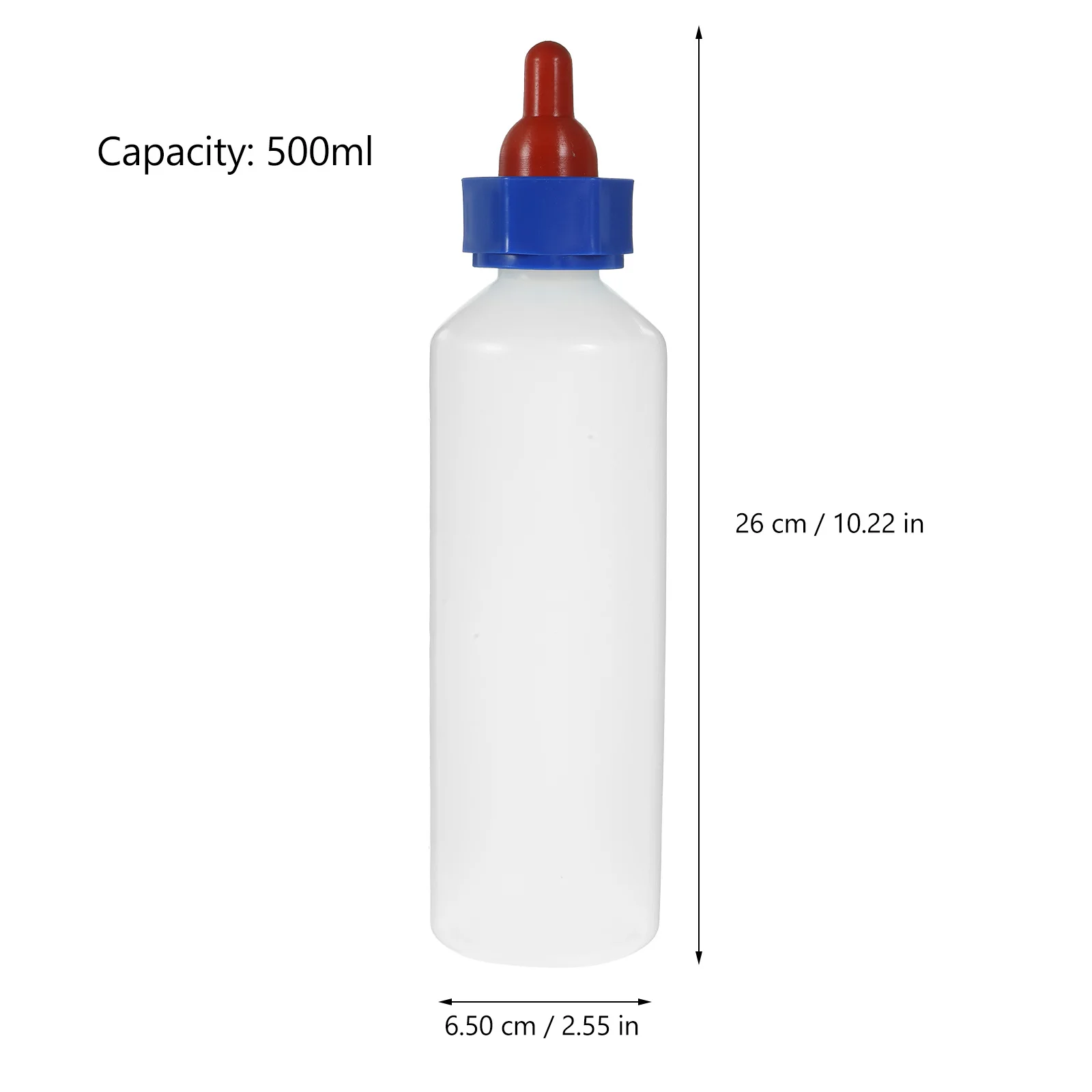 500 مللي زجاجة الرضاعة الضأن الحلمة تصميم لتغذية الماشية الحيوانات الصغيرة الحليب المغذية الماعز العجل الأغنام البقرة تغذية الحيوانات الأليفة