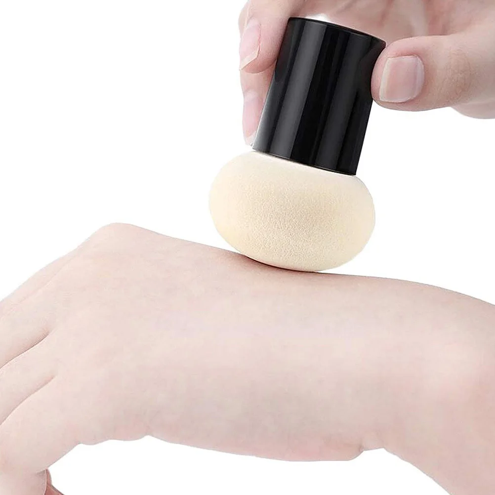 

6set Makeup Puff Hydrophilic Pu Sponge Soft Elastic Foundation Blending Portable Compact Design Easy Clean Gentle
