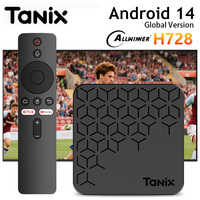 Tanix TX7 Smart TV Box Android 14 Allwinner H728 8K HD 1000M Wifi6 4G 32G/64G Set Top Box Media Player 2GB 16GB HDR10+