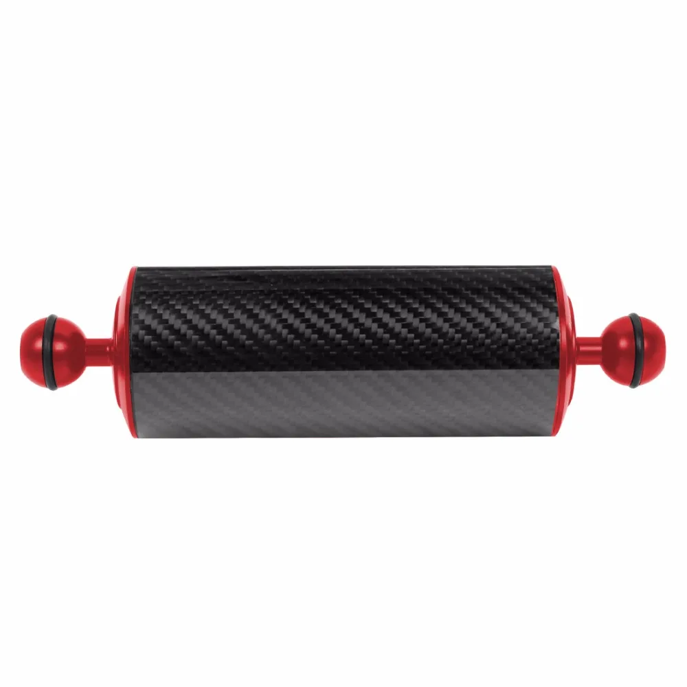Dd60mm d80mm Unterwasser Kohle faser Float Auftriebs arm Dual 1 Zoll Kugelkopf Kamera Tauch schale 5/8/10/12 Zoll für DSLR-Halterung – Detail 8