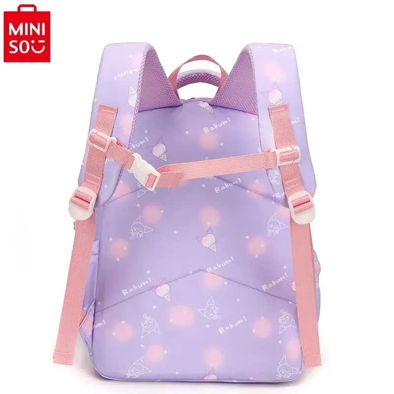 2025 Fashion Cartoon Kuromi Reducing Burden and Protecting Spine Backpack for Students, Large Capacity Storage Backpack