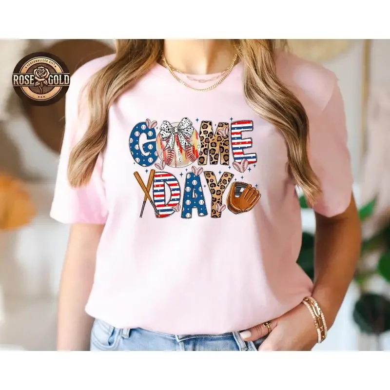 

Baseball Game Day T Shirt Season Sports Fan Lover Mom