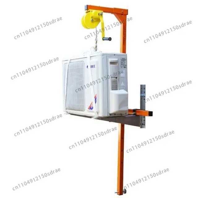 Manual Winch Assembly Air Conditioner Installation of Tools Free Shipping Lifting Tool Crane Folding Self-locking  Hand Winch