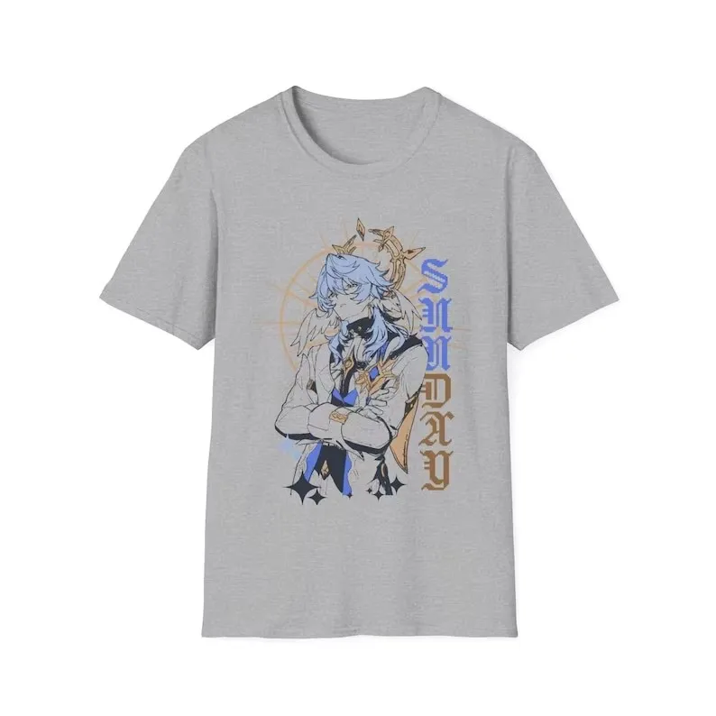 Sunday Honkai Star Rail T Shirt Women Manga Graphic Aesthetic Graphic Tee Shirt Aesthetic T-Shirt Female