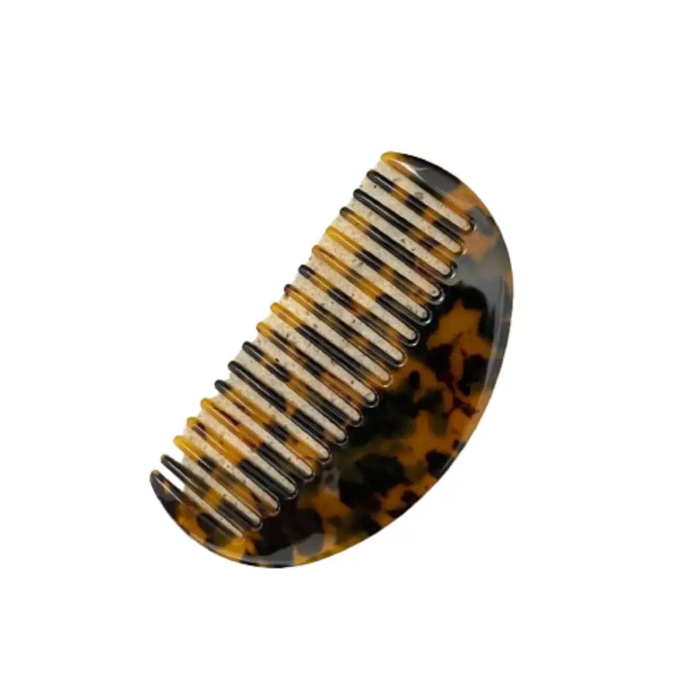 

Creative Colorful Semicircular Comb Wide-tooth Anti-static Hairdressing Comb Comfortable No Snags Hawksbill Hair Comb Women
