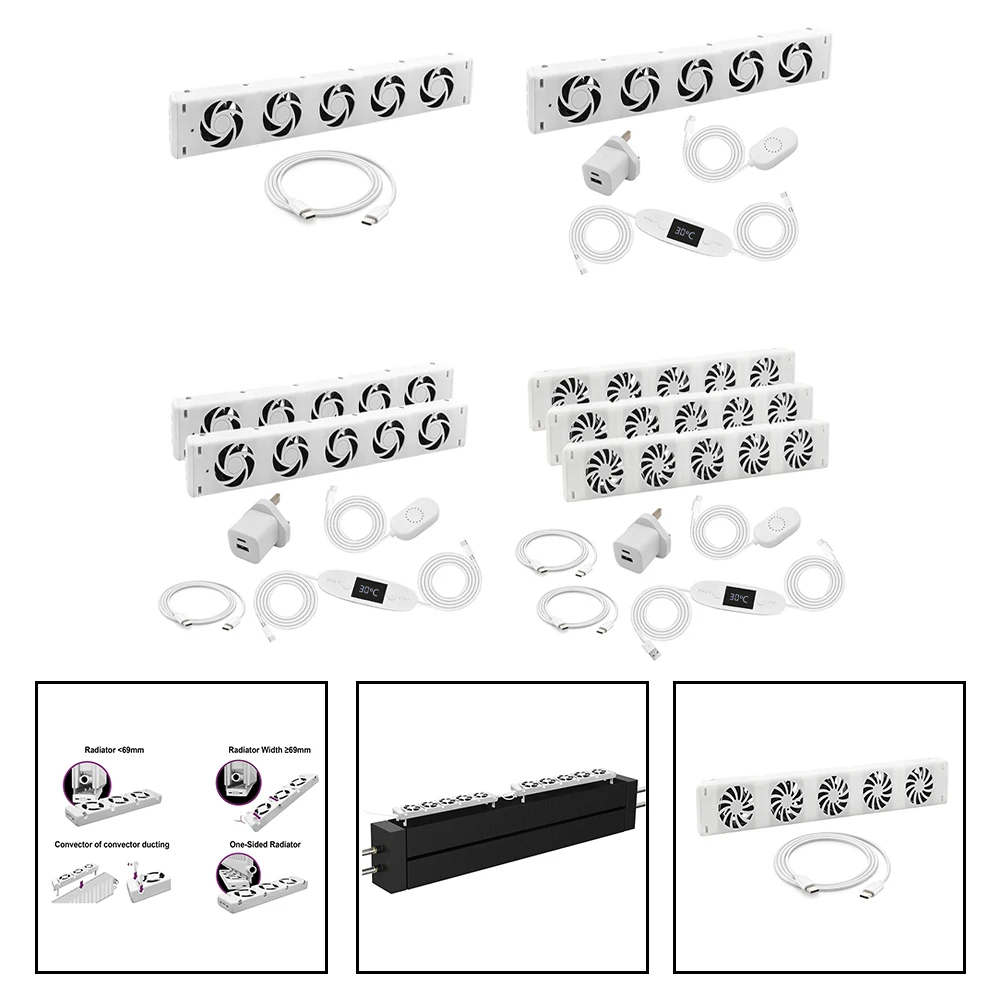 

Умный Комплект вентиляторов радиатора для отопления камина, умная Вентиляция для охлаждения, аксессуары для вентиляции и охлаждения