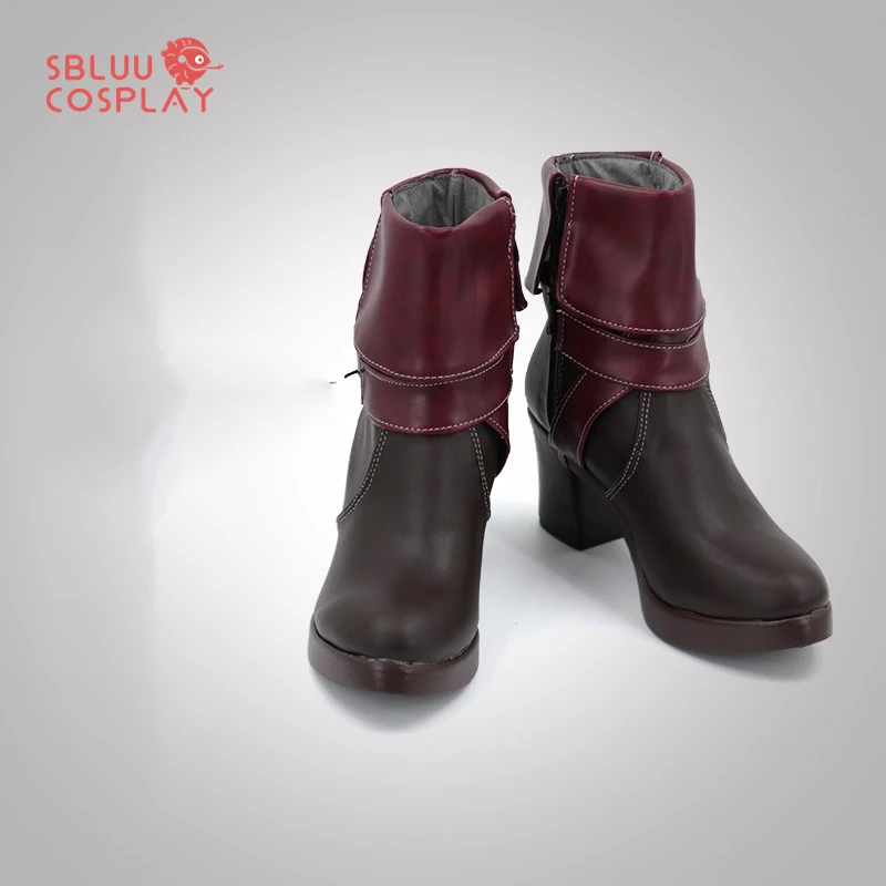 أحذية SBluuCosplay Hunt Merigold Triss التأثيرية أحذية مصنوعة حسب الطلب ملحقات حفلات الهالوين كرنفال للساحرة