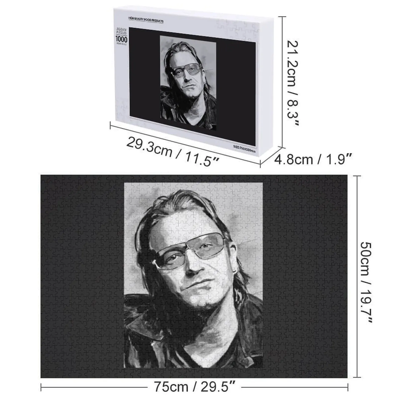 โบโน ยูทูจิ๊กซอว์พัซเซิล รูปภาพไม้ ปรับแต่งได้ตามต้องการ รูปสัตว์ ปรับแต่งได้สำหรับเด็ก ปรับแต่งชื่อไม้ได้ตามต้องการ