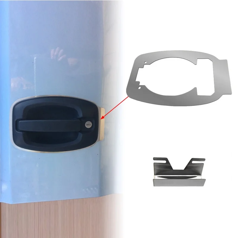 

1Set Exterior Door Handle Pro Plate For Citroen Relay Fiat Ducato Peugeot Boxer 07 Onwards Car Door Trim Accessories