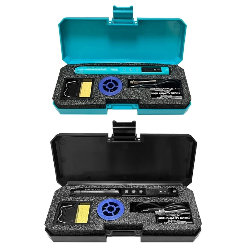 K9FB USB Hóa hàn Công cụ hàn sắt có thể điều chỉnh Nhiệt độ mang theo Phụ kiện Có sẵn sửa chữa nhà 200-450 ℃