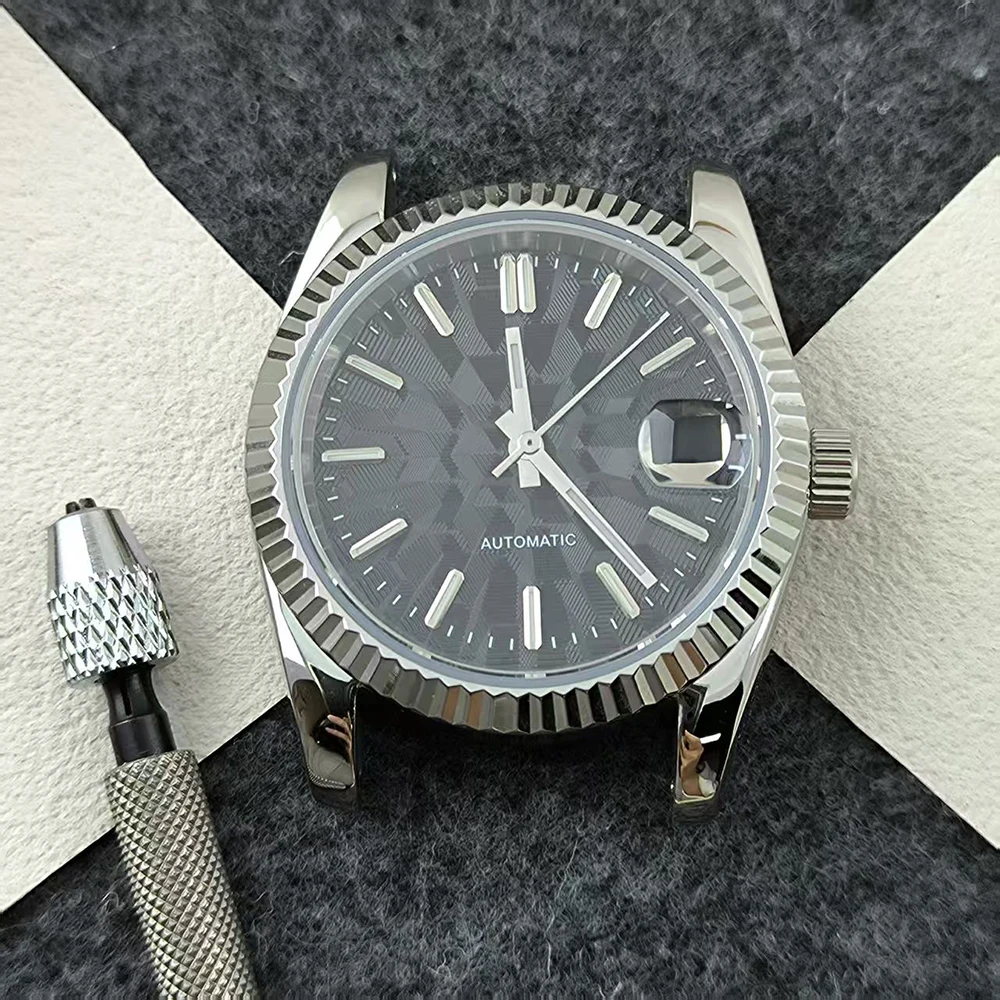 36/39mm stainless steel case casual NH35 case men's watch modification accessories suitable for NH35 movement accessories
