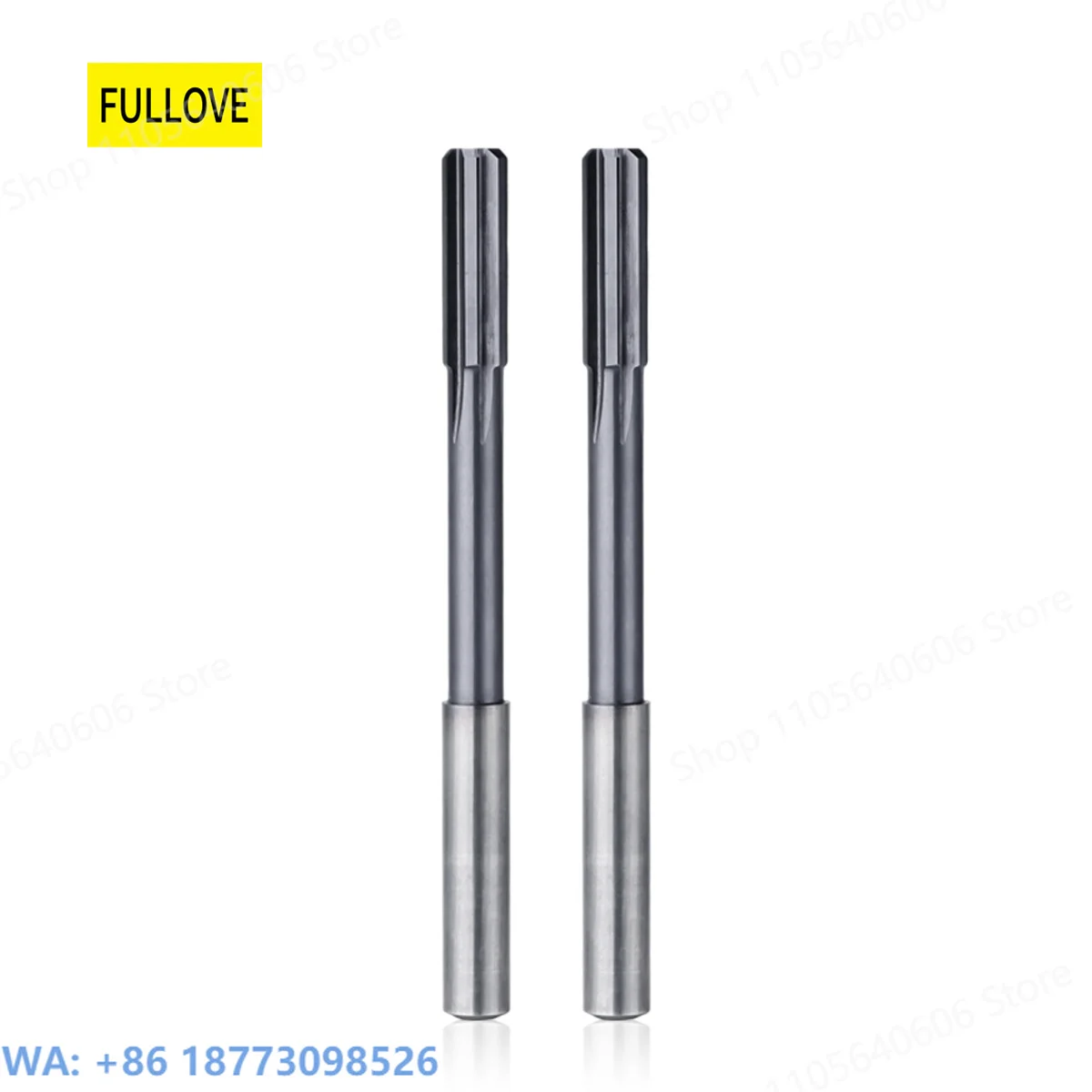 Carbon Steel Custom Carbide Reamer 2-8mm Grooved Carbide Straight Shank Mechanical Reamer, 1PCS