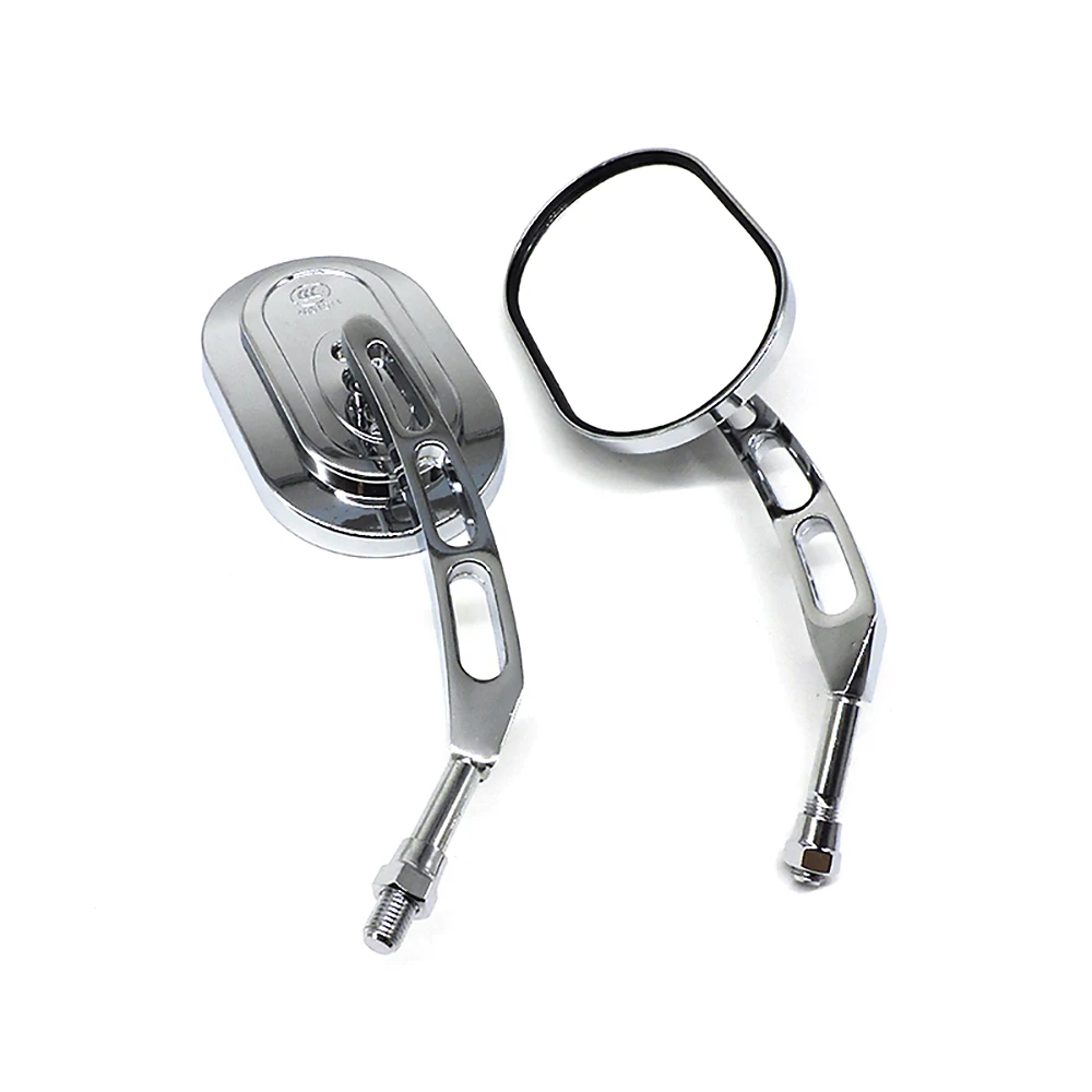 Universelle 10-mm-Chrom-Rückspiegel für Motorrad und Roller, Seitenspiegel für Kawasaki Vulcan VN 800 900 1500 1600 1700 Classic